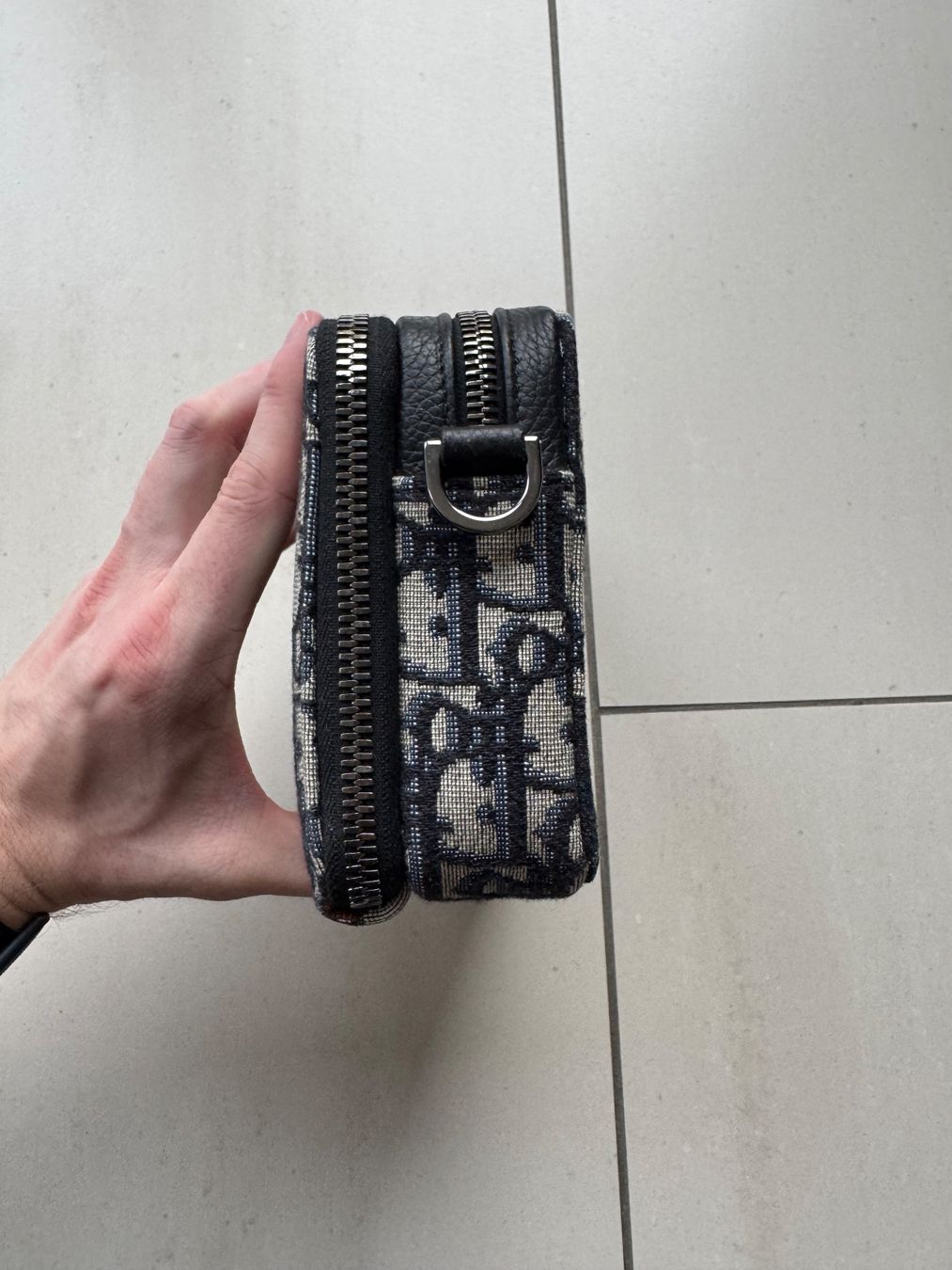 Dior Borse: Dior Pouch with Strap in Dior Oblique Jacquard – Usato da Dübendorf venduto da cendre 3