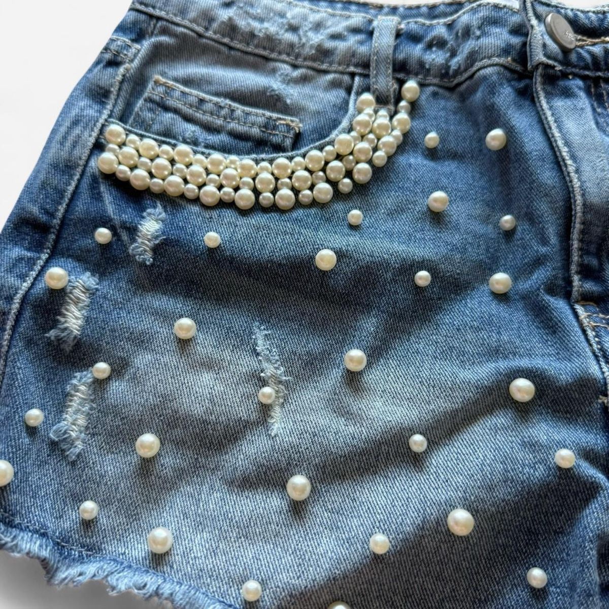 Pantaloni: Pearl Denim Shorts – Nuovo e nell'imballaggio originale da Basel venduto da 1moonstar 1