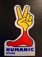 Vintage Rar Sticker Aufkleber Humanic Shoes  Wie Neu!