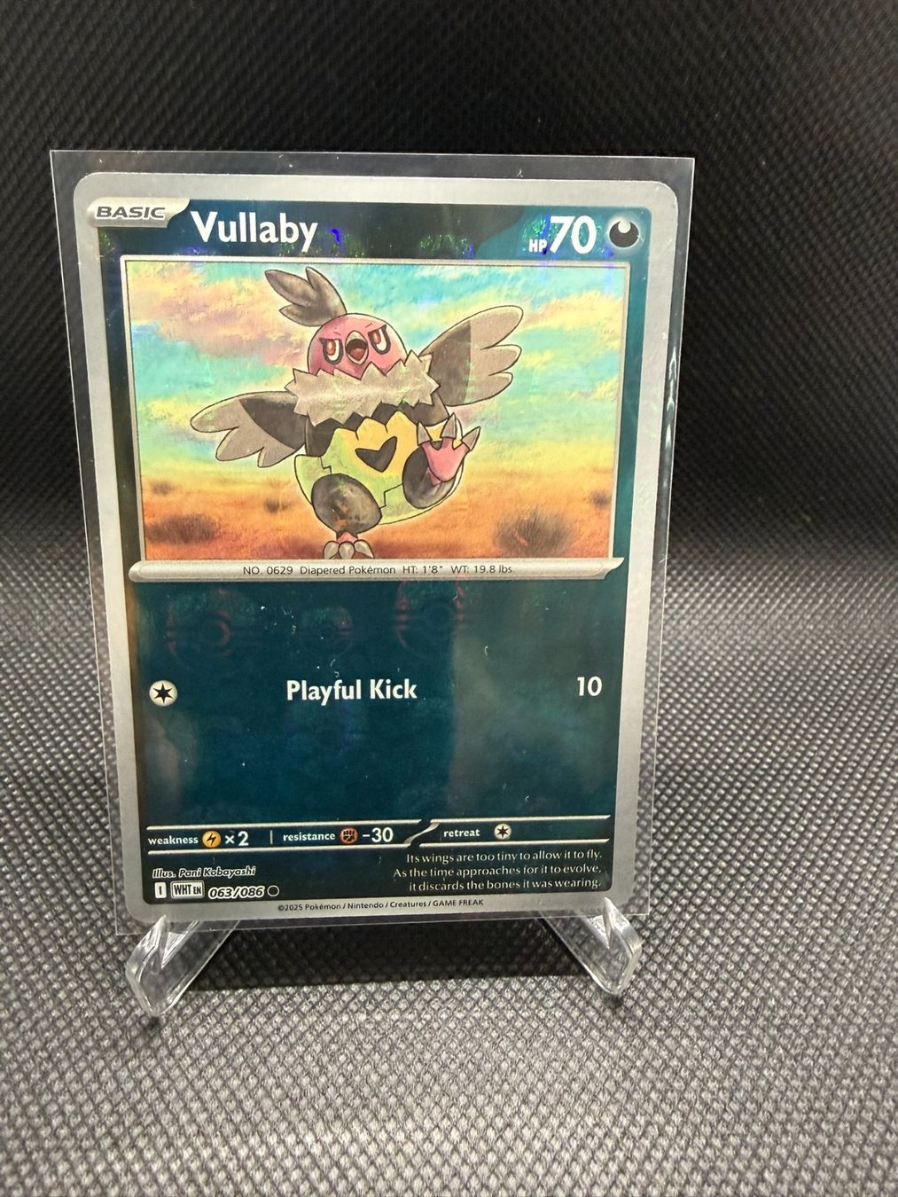 Pokémon Carte collezionabili: Pokemon White Flare Vullaby Masterball 063/086 – Usato da Horn venduto da Chilldone