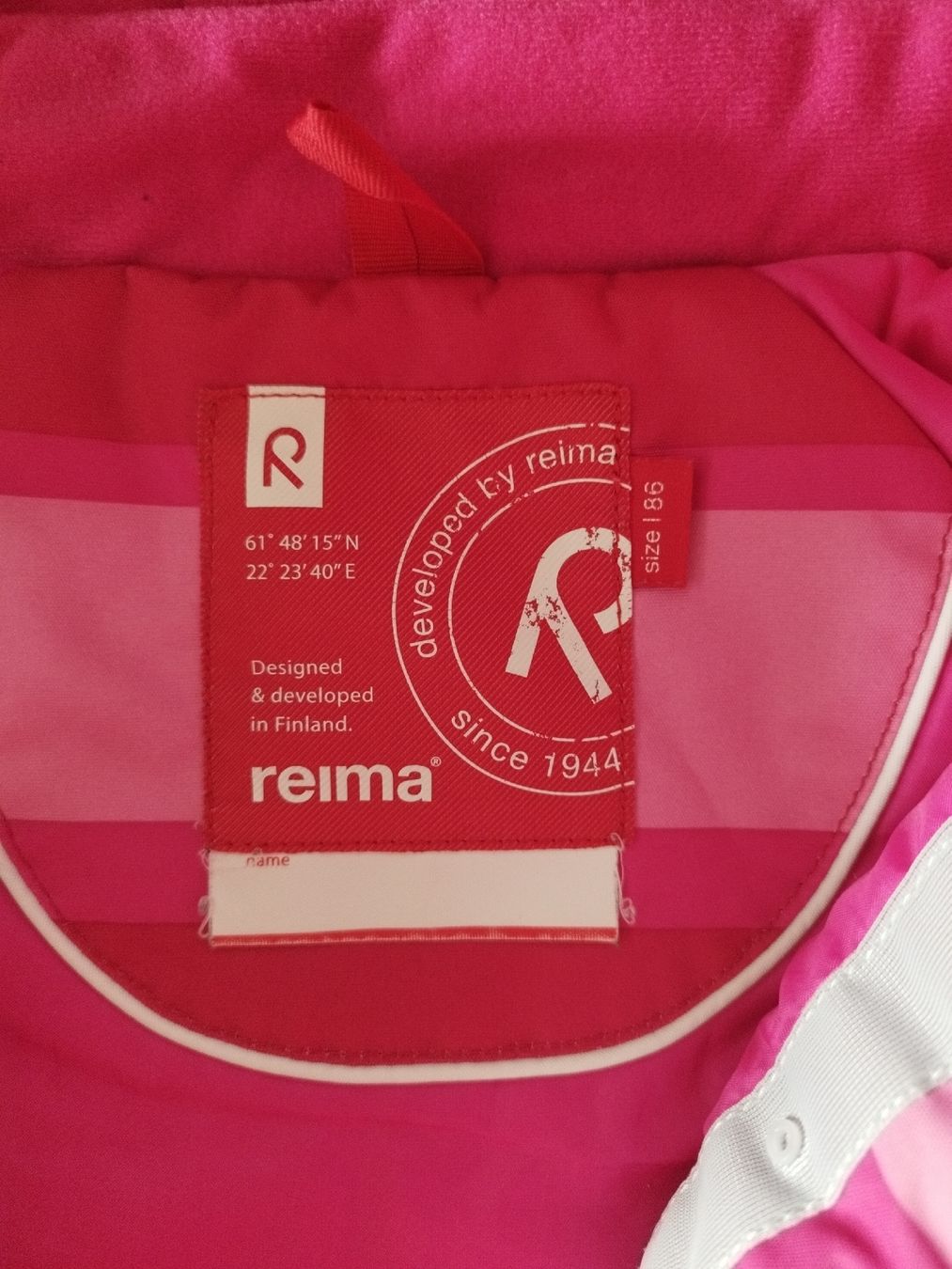 Reima Giacche & Cappotti: Reima Winterjacke Gr. 86, Rosa – Usato da Fischingen venduto da rru_fw5h 1