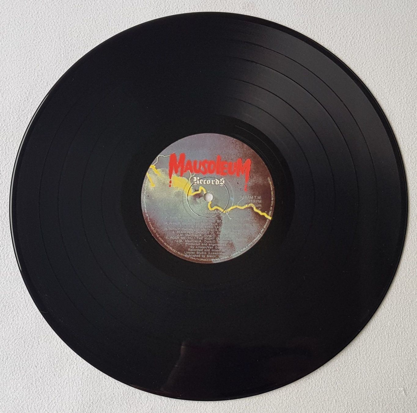Dischi in vinile: Fisc – Break Out - LP - 1985 - First Press - Mausoleum – Usato da Uster venduto da Zardodel 2
