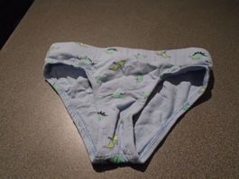 Unterhose Grösse 98/104, Migros, blau, Dinosaurier