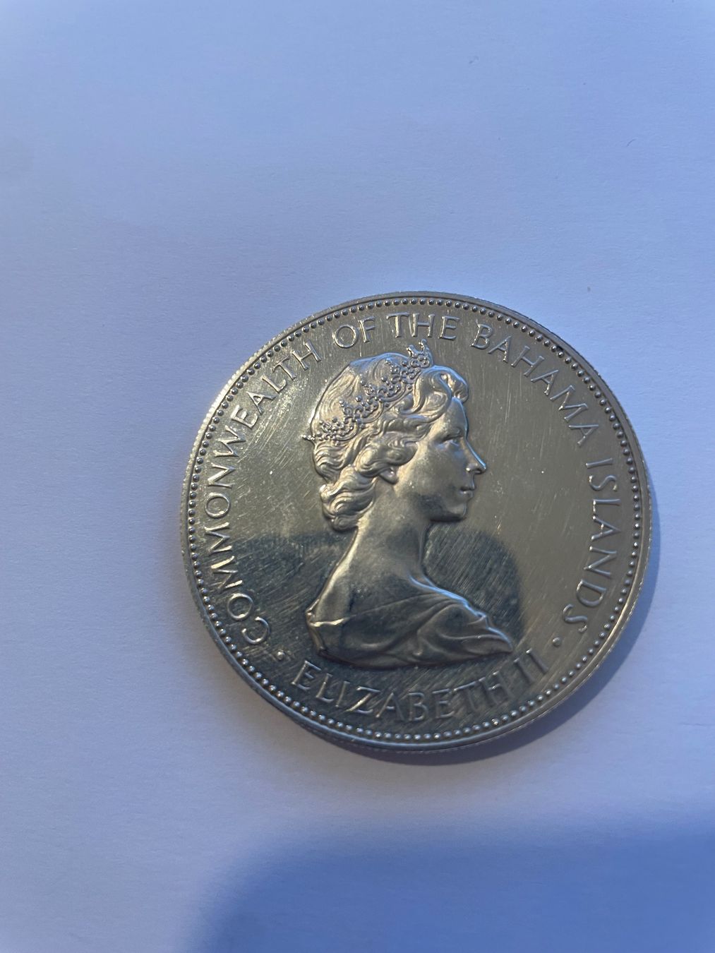 Tutti le monete: Silver coin Bahamas 5 Dollar 1973 – Usato da Viganello venduto da rad_tt9y 1