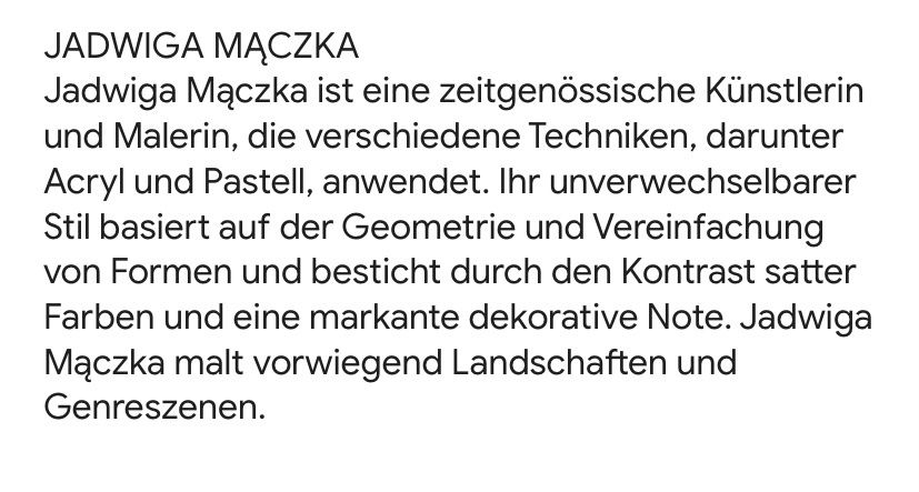 Gemälde: Jadwiga Maczka 1996 – Gebraucht aus Wolfhalden von SecondAntique 8
