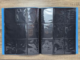 Album rangement cartes de collection Bleu clair - 360 cartes
