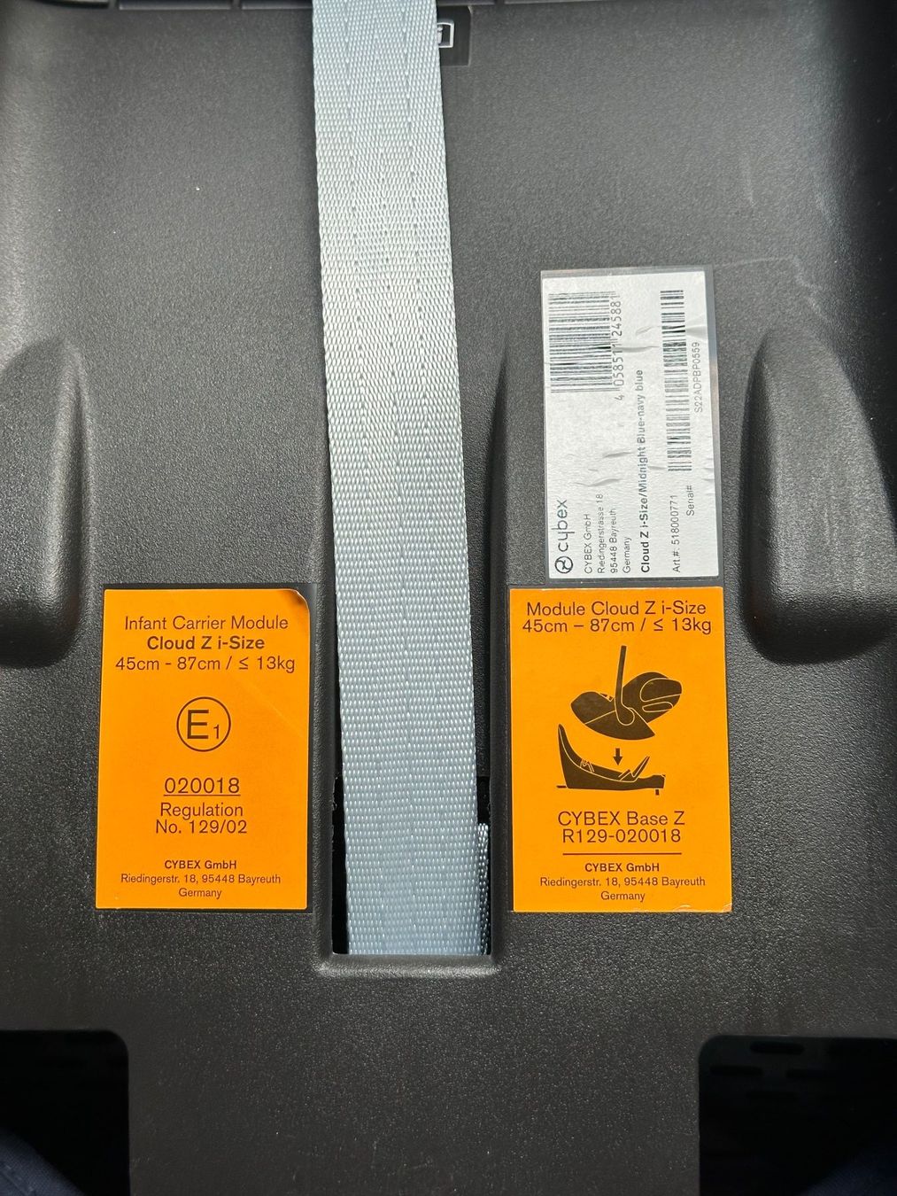 Cybex Seggiolini per auto: Cybex Cloud Z i-Size Babyschale, Farbe Blau – Usato da Winterthur venduto da Hubi818 3