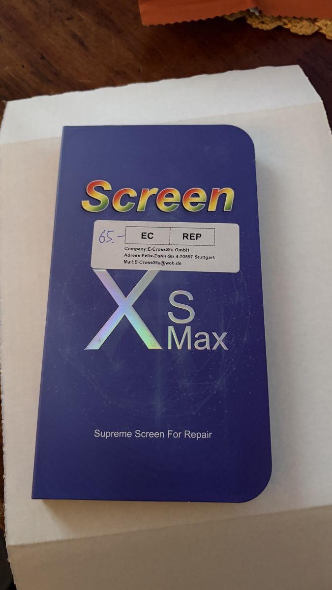 Monitor: Iphone XS Max Display – Nuovo e nell'imballaggio originale da Seon venduto da amko03