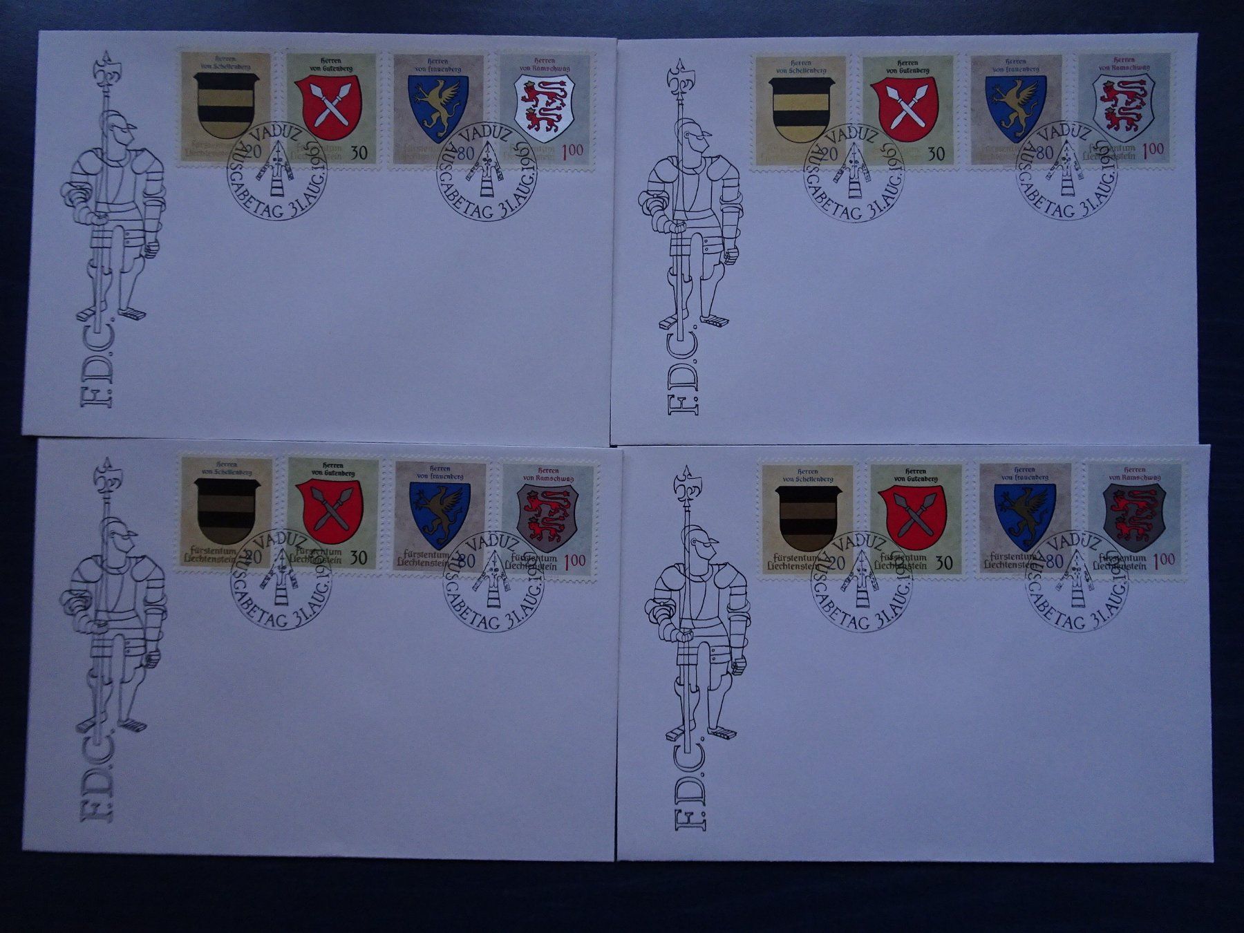 Tous les timbres: FDC 1965 – Neuf (Voir description) à Aadorf par Chnorli-Furz