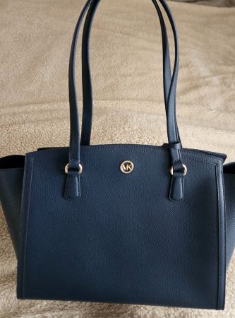 Michael Kors, Shopper, Mod. Chantal navy, echtes Leder, NEU