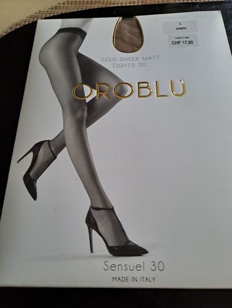 Neue Oroblu Strumpfhose Sensuel 30 Grösse L, Ambre