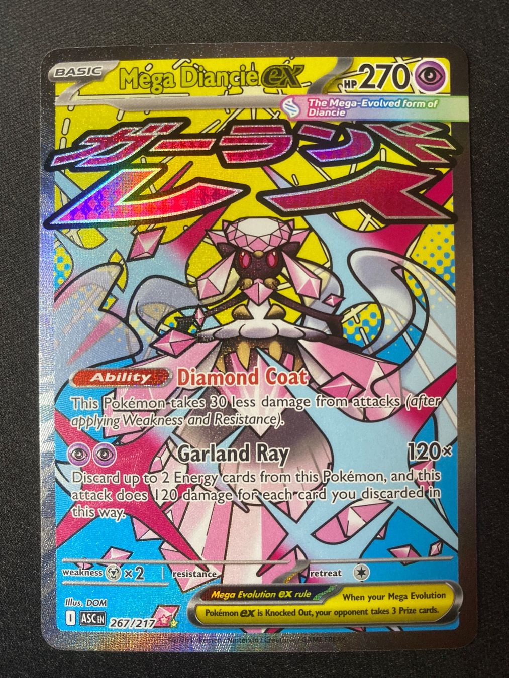 Pokémon Sammelbilder & Trading cards: Mega Diancie ex 267 - Ascended Heroes - EN – Neu (gemäss Beschreibung) aus Hausen AG von Shrade