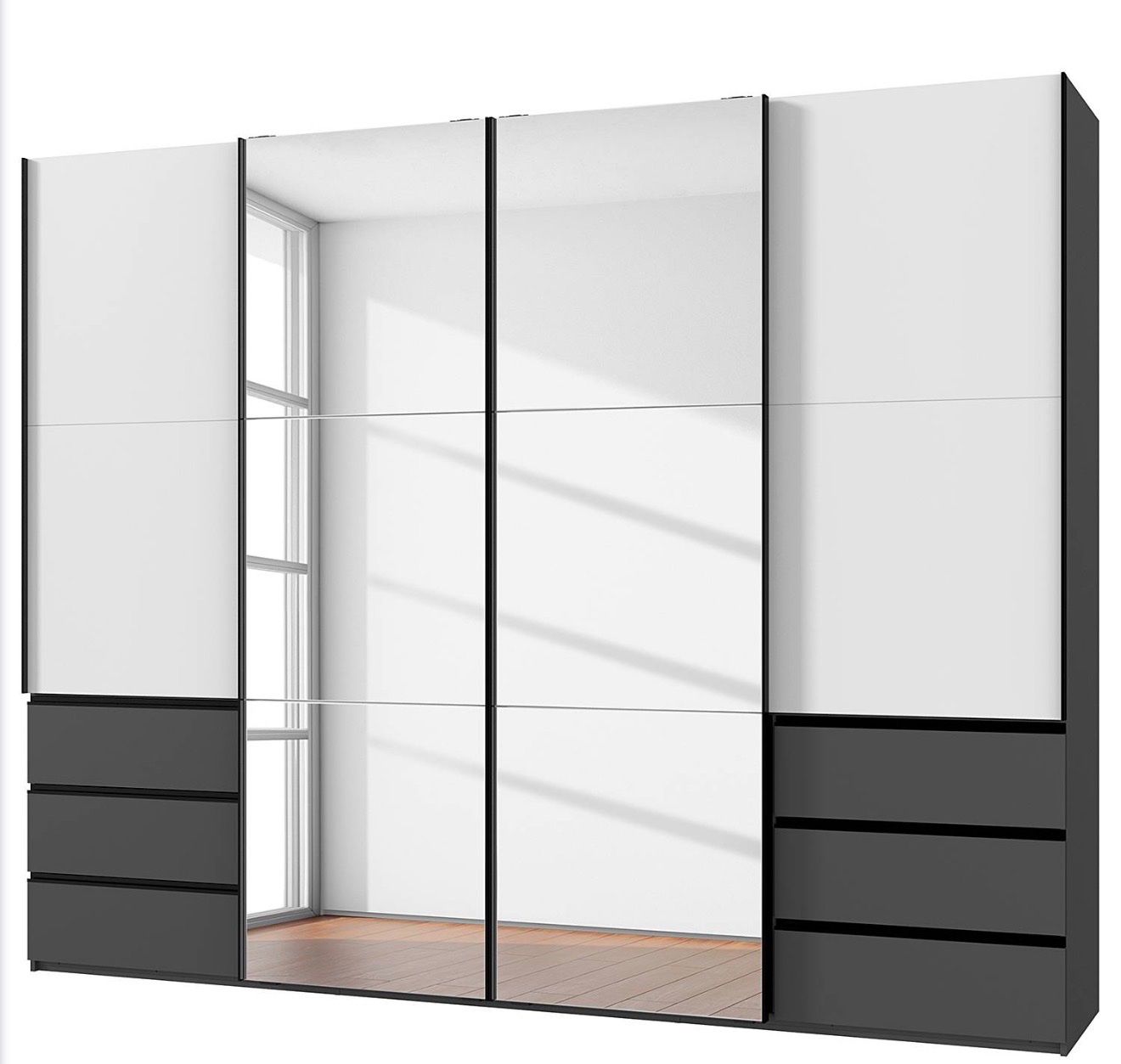 Schränke: Schwebentürenschrank, Original Verpackt – Neu und originalverpackt aus Niederurnen von Carbon21