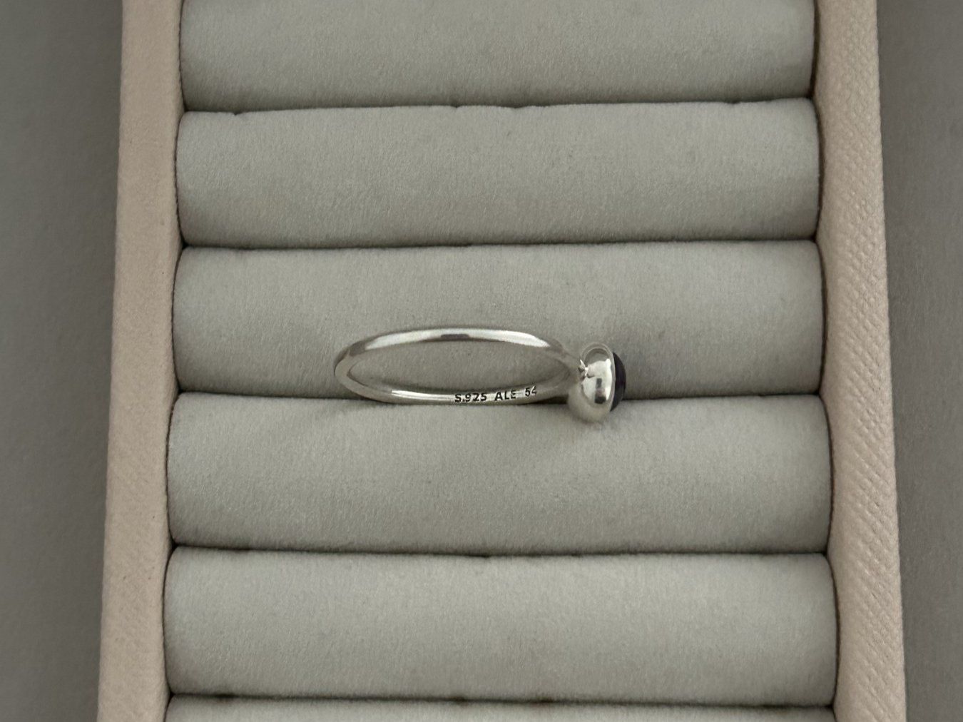 Pandora Bagues: Original Pandora Malerisches Tröpfchen Ring violett – Neuf (Voir description) à Rheinfelden par Boutique_Luxe 1
