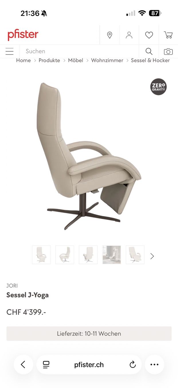 Poltrone: Jori Joga Leder Sessel – Usato da Killwangen venduto da dzu_26w7 2