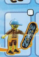 Playmobil Figures 71455 Serie 25 Boy Nr. 9 Zombie mit Skateb