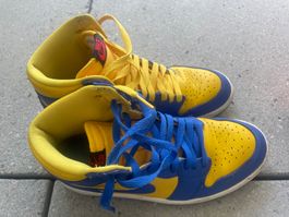 Nike Air Jordan 1 - Blue & Yellow Color
