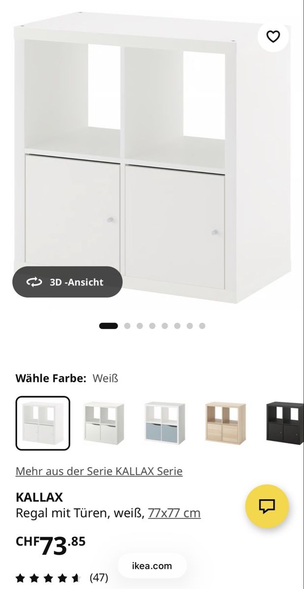 Ikea Scaffali: Kallax 4er Regal – Usato da Liebefeld venduto da ah_1