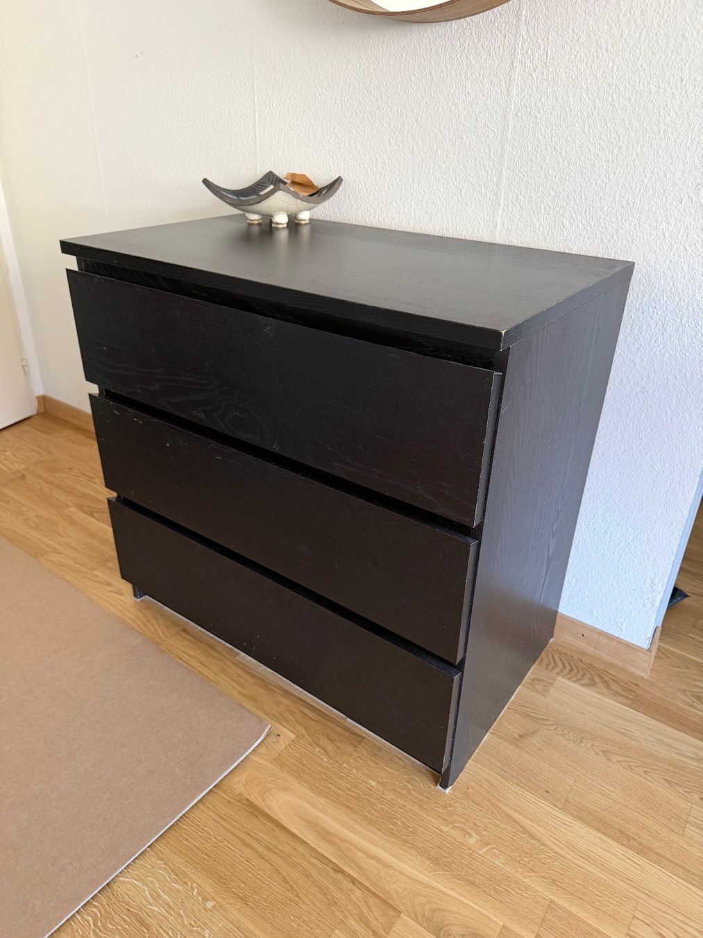 Ikea Cassettiere: Commode Malm 3 tiroirs customisée Art Deco – Usato da Carouge GE venduto da Ikle00