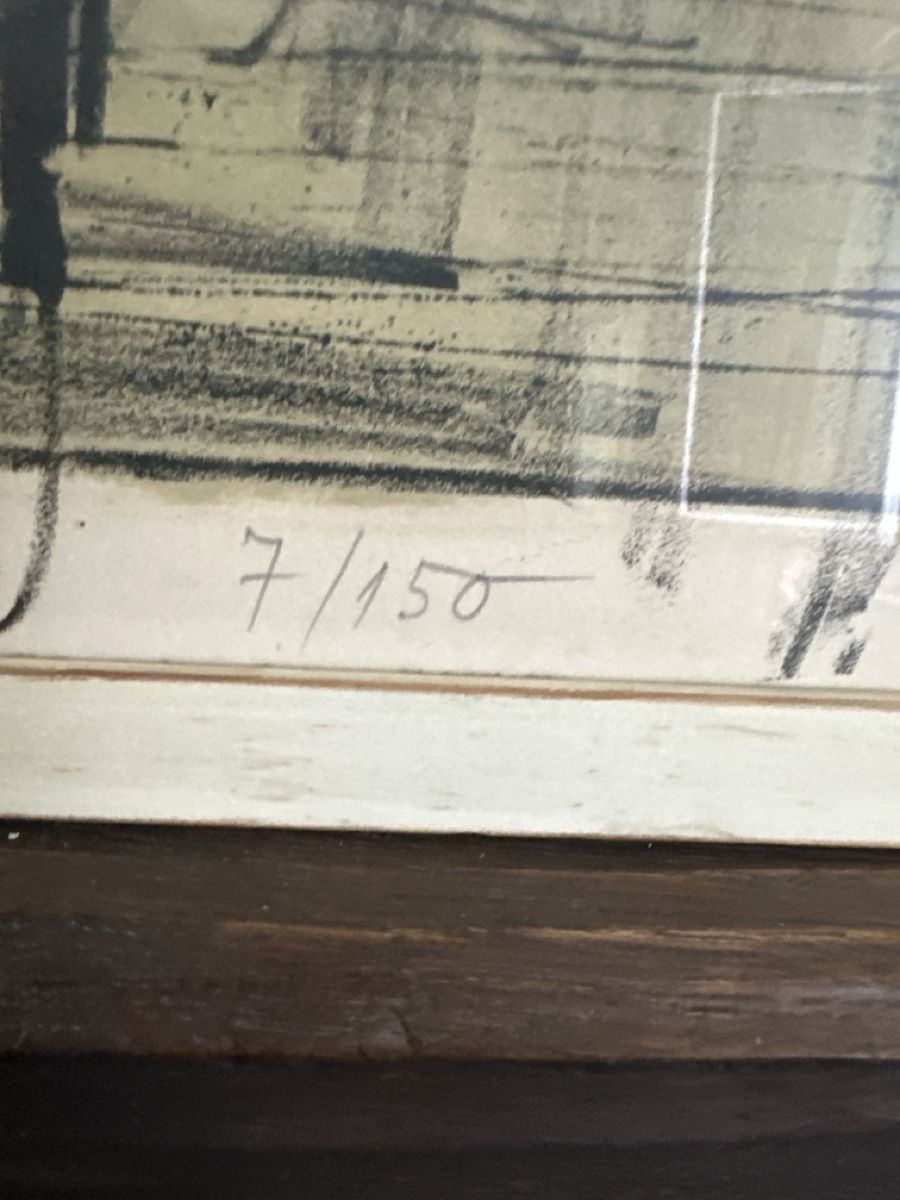 Grafica & Litografie: Original Litho Bernard Buffet, handsigniert – Usato da Frauenfeld venduto da aluma14 3