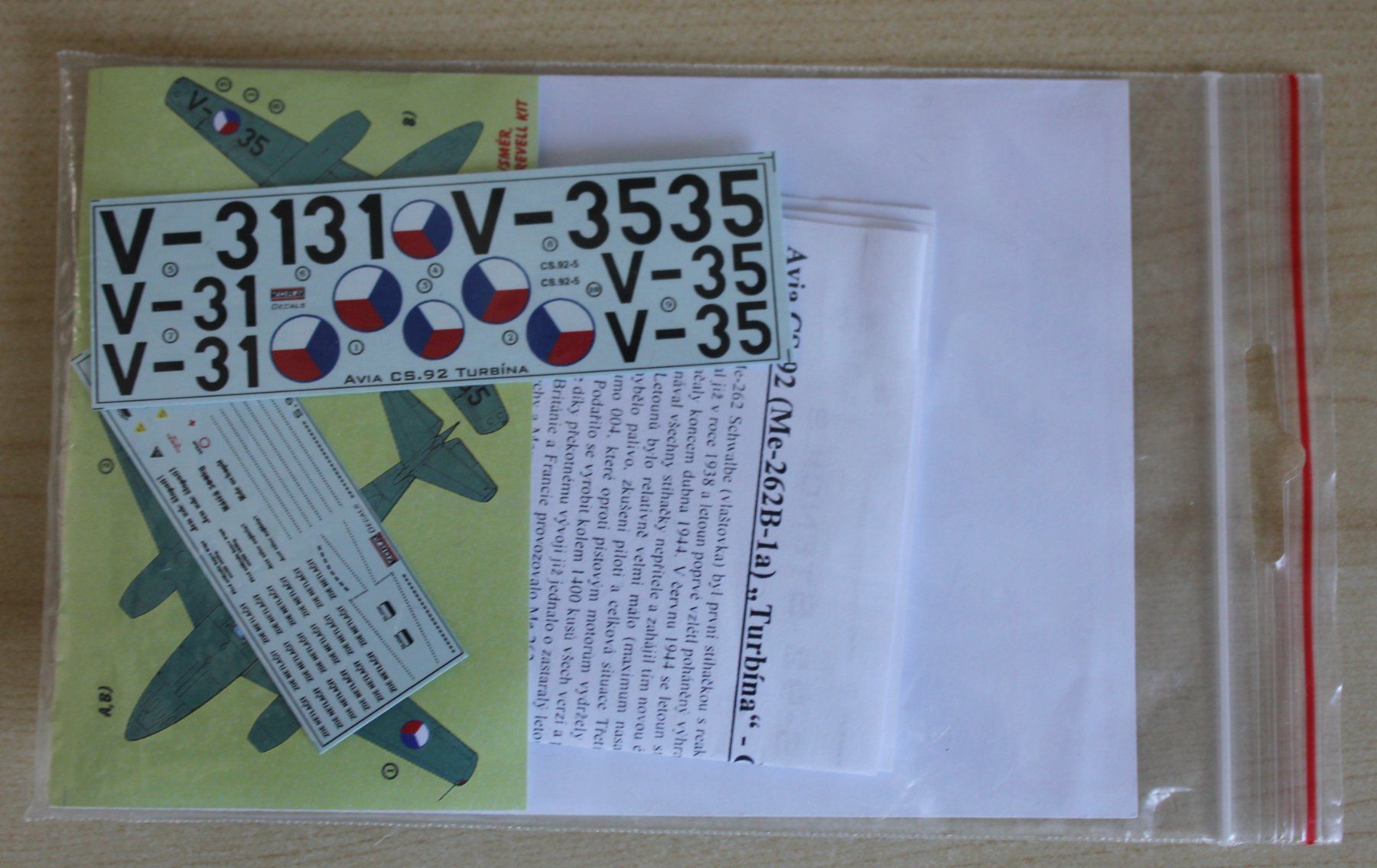 Modellbausätze & Standmodelle: 1:72 Conversion Set - Avia CS-92 Turbina von Kora – Neu und originalverpackt aus Koppigen von F4Fan 5
