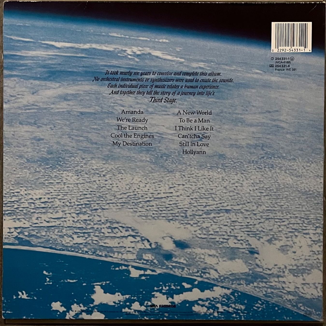 Schallplatten: BOSTON - THIRD STAGE - 33 Tours – Gebraucht aus Bussigny von vinyl-pas-cher 2