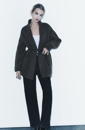 Wolljacke 80% Wolle Größe S