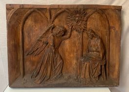 Antikel Holzschnitzerei, Belgisch aus Kartäuserkloster!