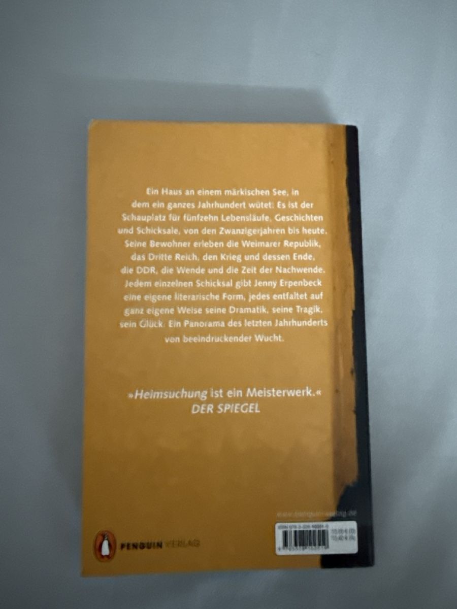 Libri: Jenny Erpenbeck HEIMSUCHUNG gebraucht – Usato da Menziken venduto da arb_b2kt 1