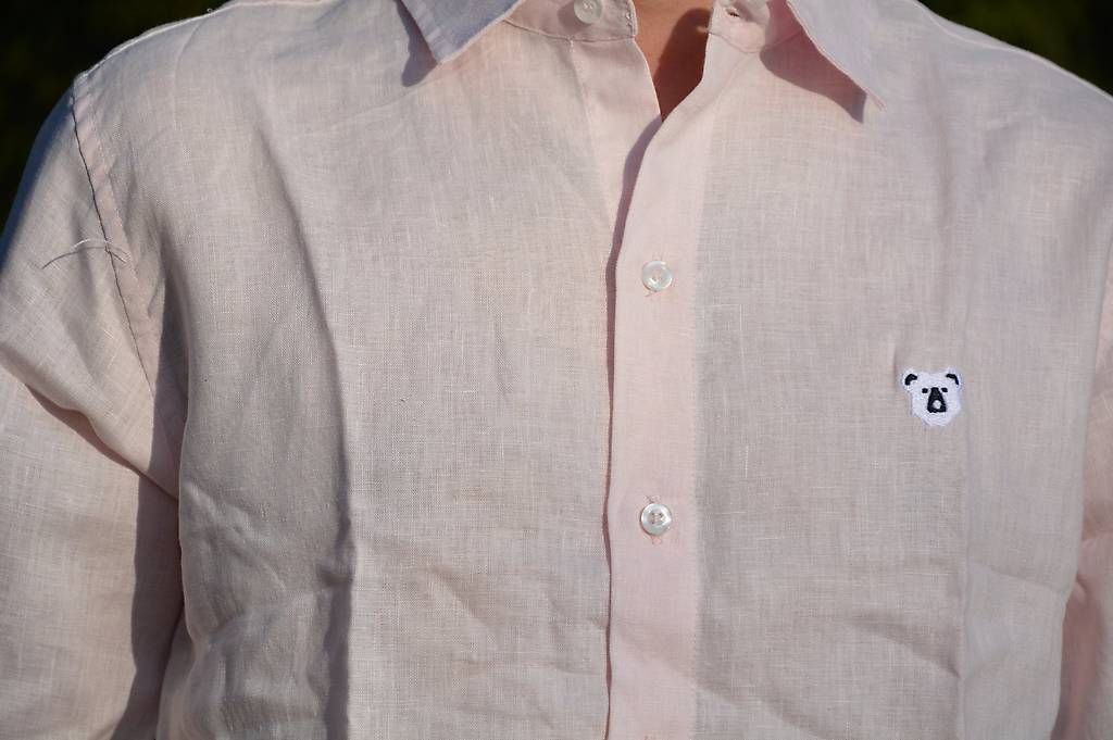 Camicette: Chemise en lin rose clair - Taille S – Nuovo e nell'imballaggio originale da Penthalaz venduto da Jojolap 4