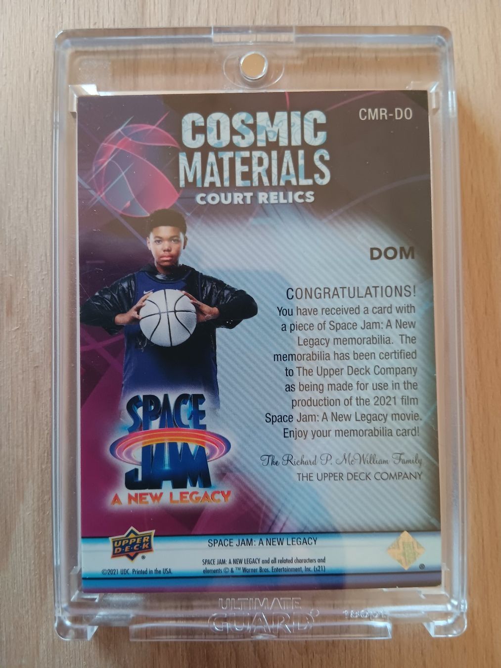 Sammelbilder & Trading cards: Upper Deck Space Jam 2 Film-Relikt – Gebraucht aus Ueberstorf von dddswiss 1