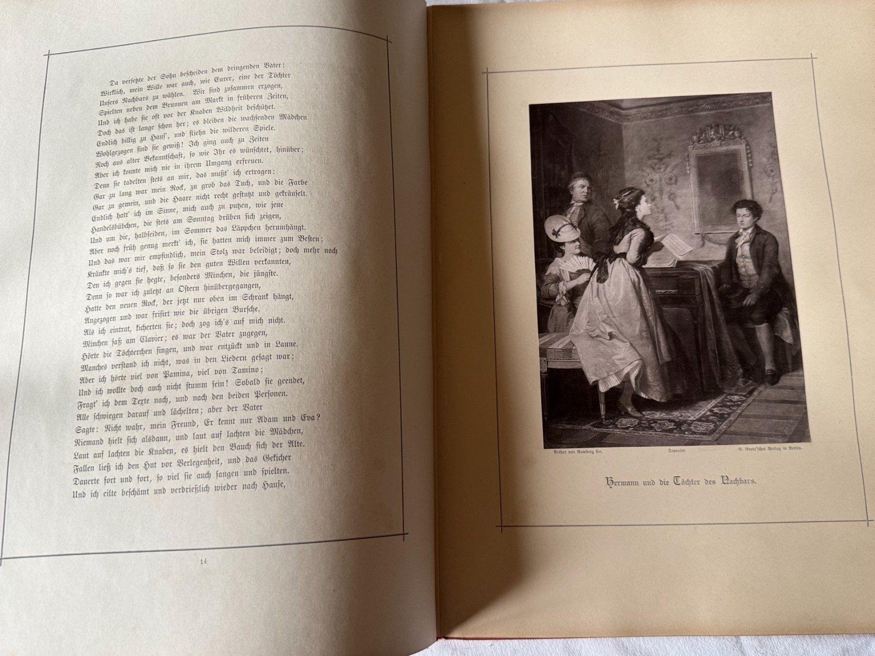 Libri: Hermann und Dorothea, 1892 – Usato da Burgdorf venduto da Tanthony 4