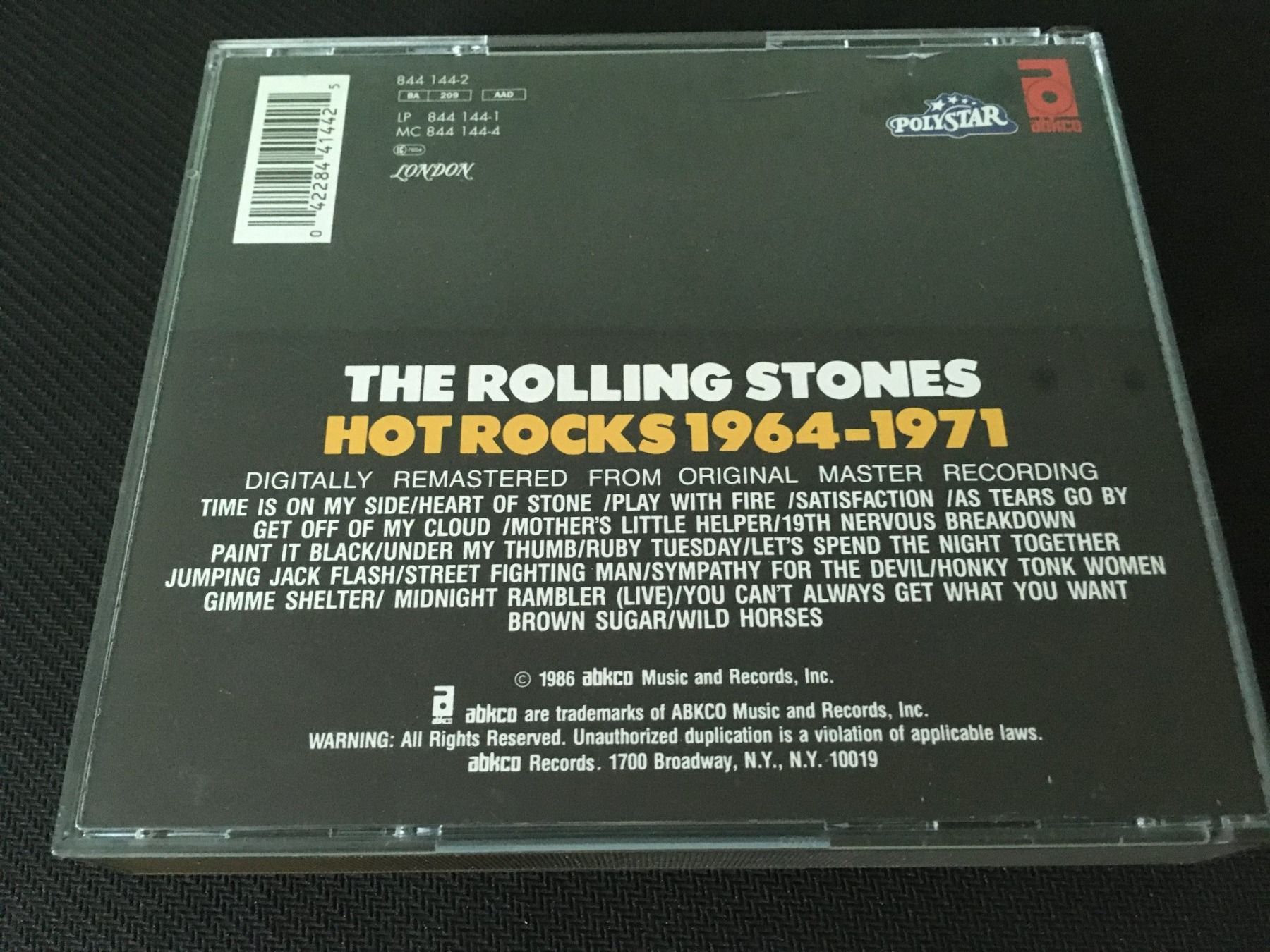 CD: Rolling Stones - Hot Rocks 1964-1971 -CD- 2cd – Usato da St.Gallen venduto da MedienJoe 2