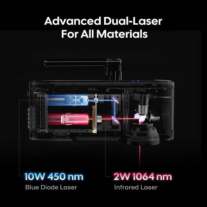 Tutte le macchine: LaserPecker 4 Lasergravurmaschine Schneidemaschine – Nuovo e nell'imballaggio originale da Malans GR venduto da BUYBEST-Schweiz 5