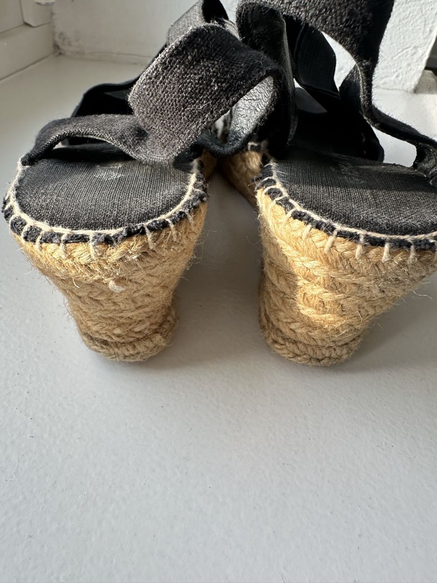 Scarpe da donna: Black espadrilles sandal with heel – Nuovo (secondo la descrizione) da Uster venduto da Monika_OB 3