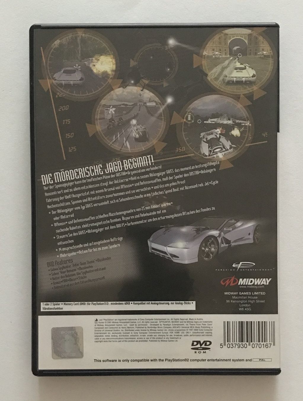 Giochi: PS2 - SpyHunter – Usato da Allschwil venduto da Bullach 2