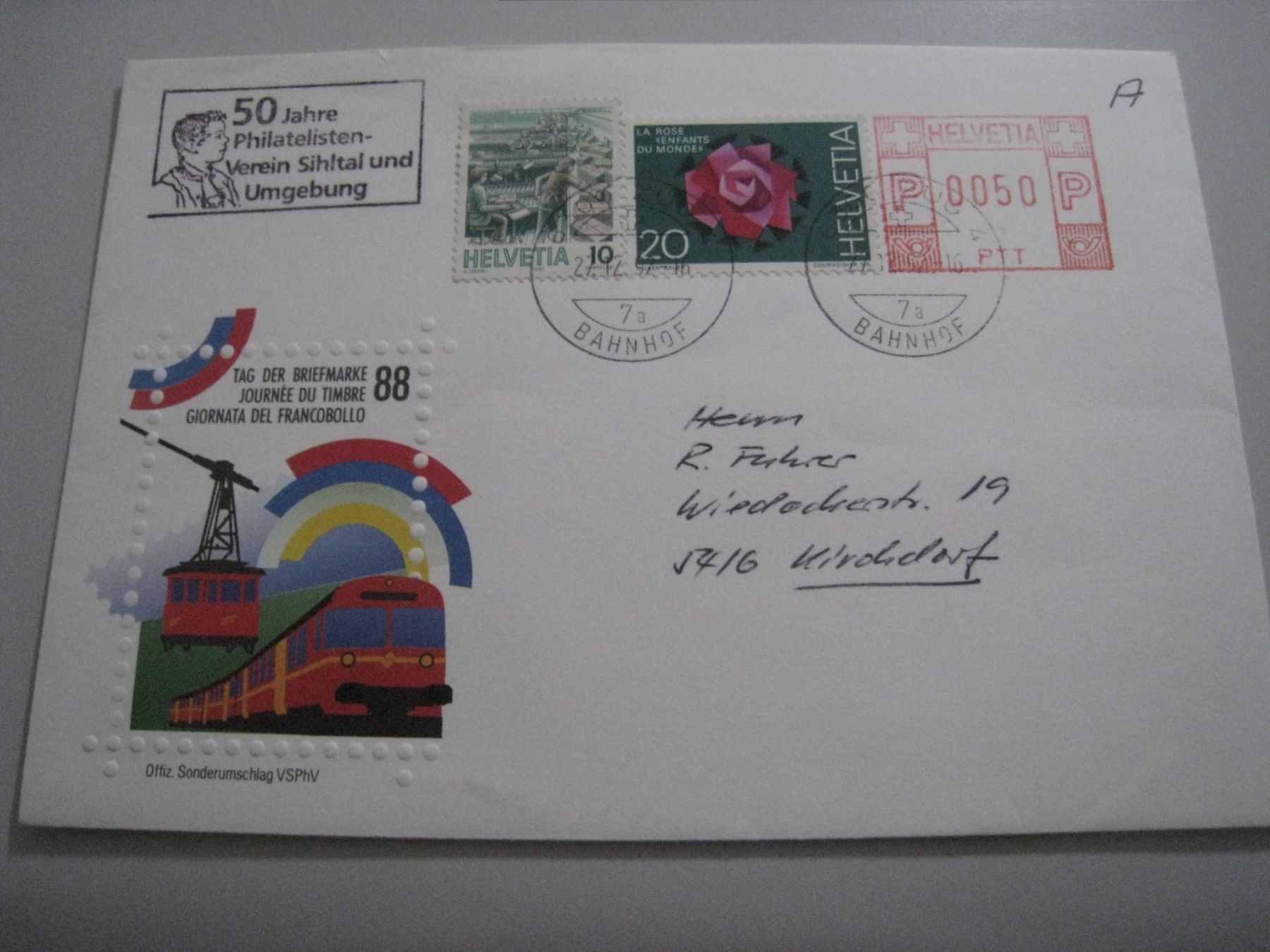 Buste & buste per spedizione: Kirchdorf   1992 – Usato da Aarwangen venduto da Pinsel7890