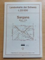 Landeskarte der Schweiz - SARGANS