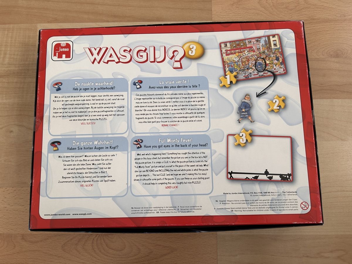 Wasgij Puzzle: Wasgij Puzzle Nr. 3 – Usato da Winterthur venduto da simi82 1