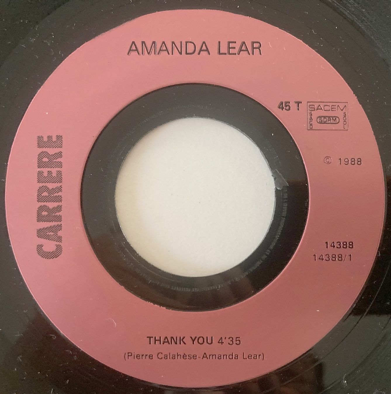Dischi in vinile: AMANDA LEAR - THANK YOU – Usato da Bottens venduto da hotter-than-hell 2