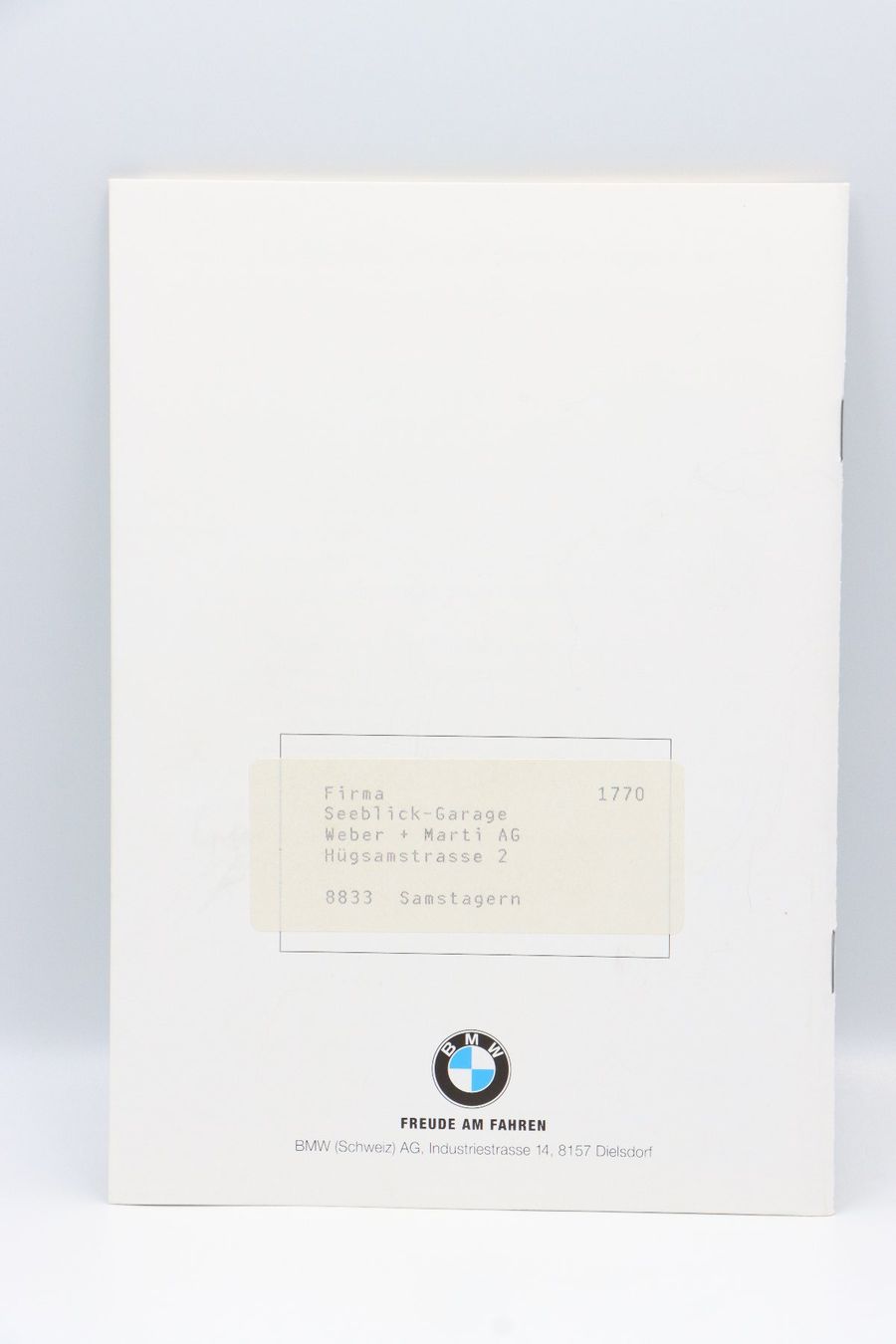 BMW Dokumente: BMW Preisliste 1994 Prospekt – Gebraucht aus Bühl b.Aarberg von Collectorpassions 1