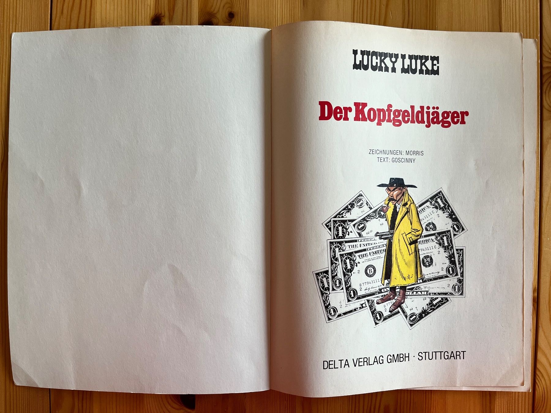 Fumetti: Lucky Luke Comic - Der Kopfgeldjäger - Band 43 – Usato da Zürich venduto da Gurkis 1