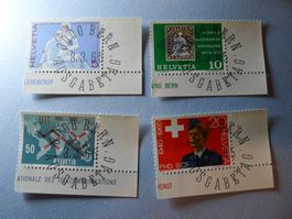 1965 Werbe und Gedenkmarken 428-431 ET Voll mit Rand