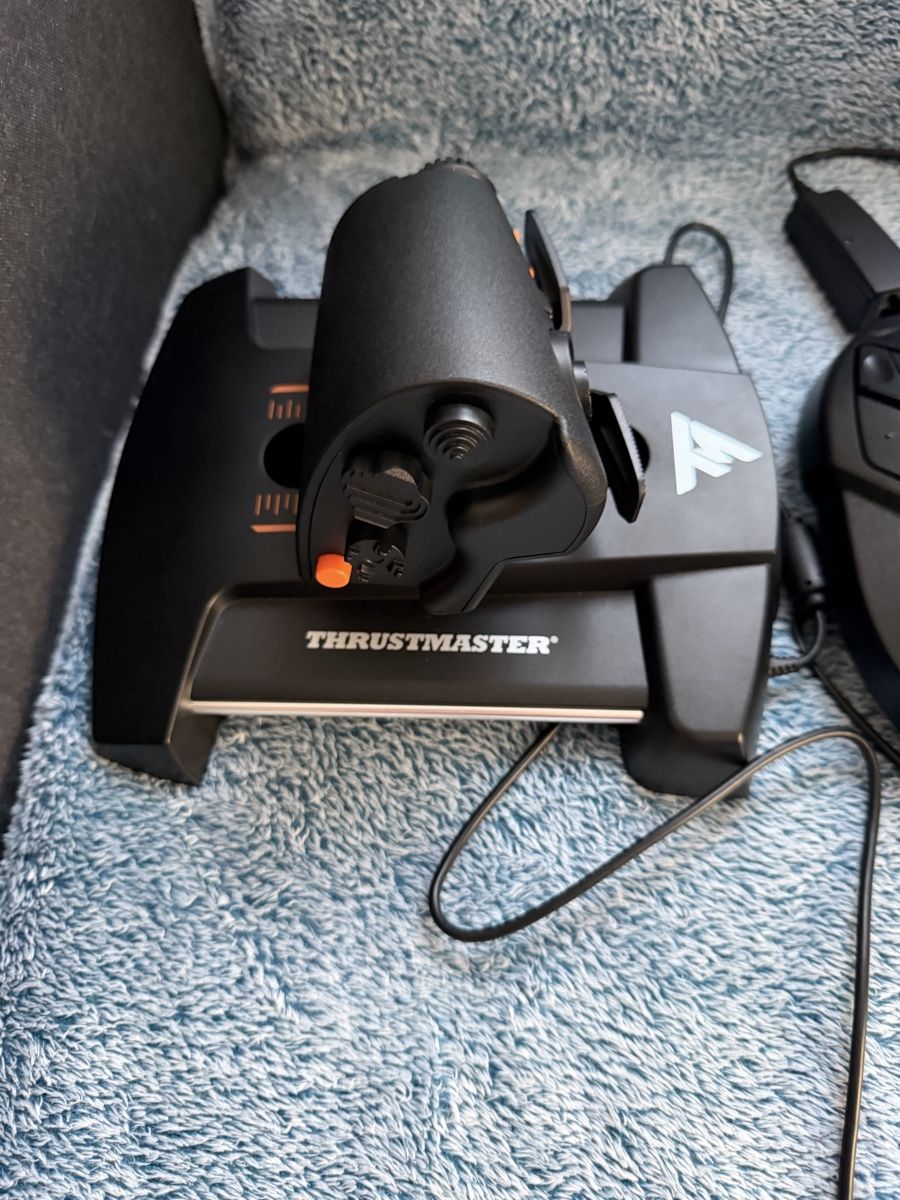 Thrustmaster Controller: Thrustmaster TFRP FlightRuder Pedals + Joystick/Dual Throttl – Nuovo (secondo la descrizione) da Murgenthal venduto da Tina_4055 4