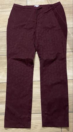 Damen Hose Bordeaux Grösse 44 neuwertig 