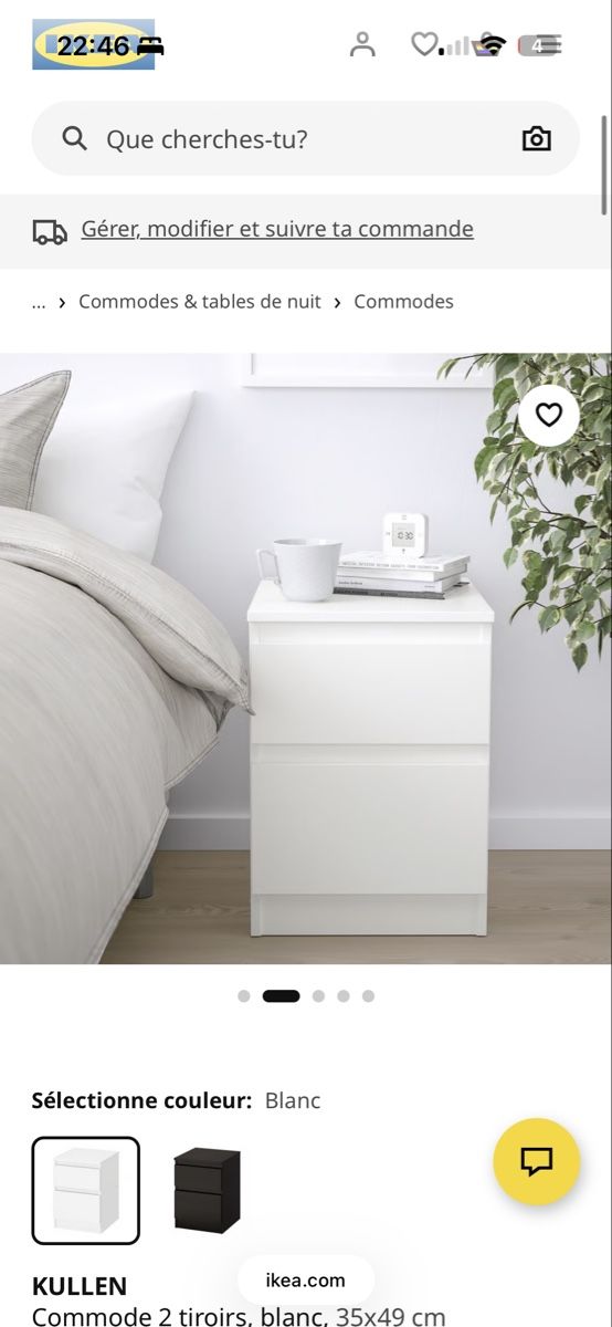 Ikea Tables de nuit: IKEA Kullen Nachtisch – D'occasion à Dübendorf par noe_9mkd 5