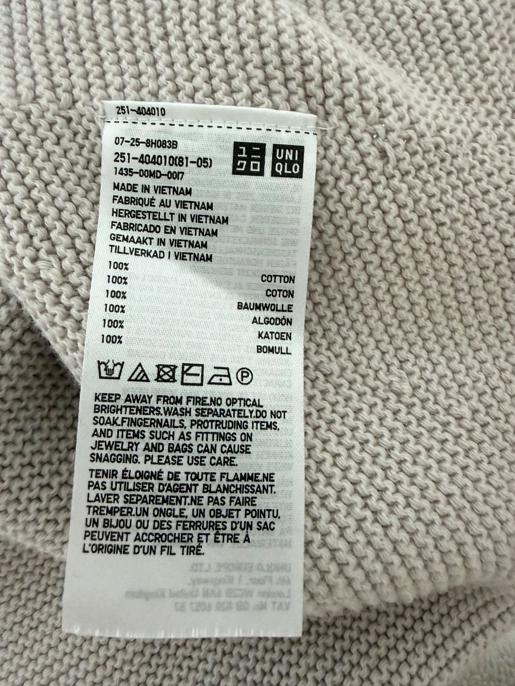 Uniqlo Maglioni & Felpe: Pull femme Uniqlo gris 100% coton - Taille L – Usato da Geneve venduto da Margot_22 8