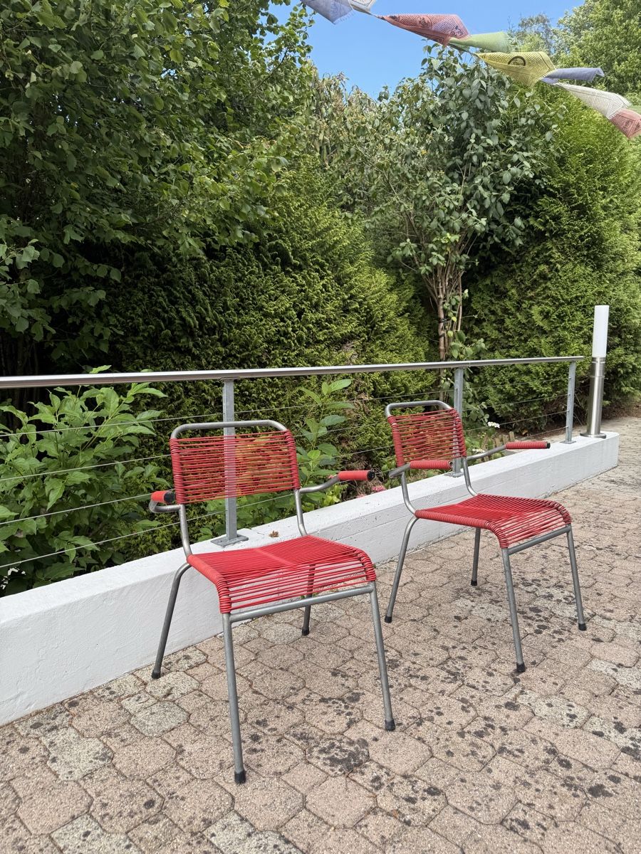 Stühle: Vintage Schaffner Spaghetti Stühle – Gebraucht aus Wittnau von Rewachen 1