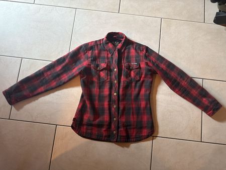 Queen Kerosin Kevlar Hemd mit Harley Davidson Patch
