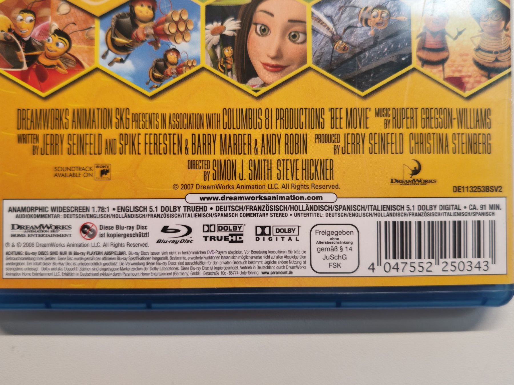 Tutti i DVDs: Bee Movie - Das Honigkomplott – Usato da Liestal venduto da Kratzilla 3